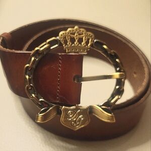 Dolce & Gabbana Leather Belt, sz S